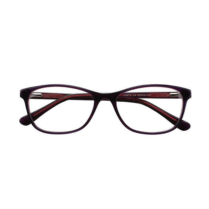LG072 Wholesale Wood Grain Design Acetate Eyewear Frames For Unisex Ready goods