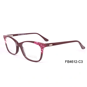 FB4612 High quality acetate optical frame full rim acetate material frame