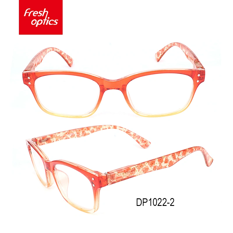 DP1022 Attractive price new type cheap round reading glasses with led lights