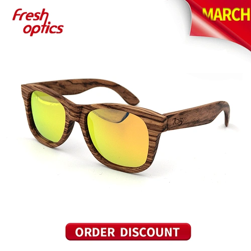 5610 Handmade two pin wood glasses,Bamboo wood grain glasses