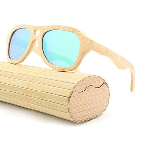 China handmade bamboo sun glasses with polarized lens sunglasses custom manufacture