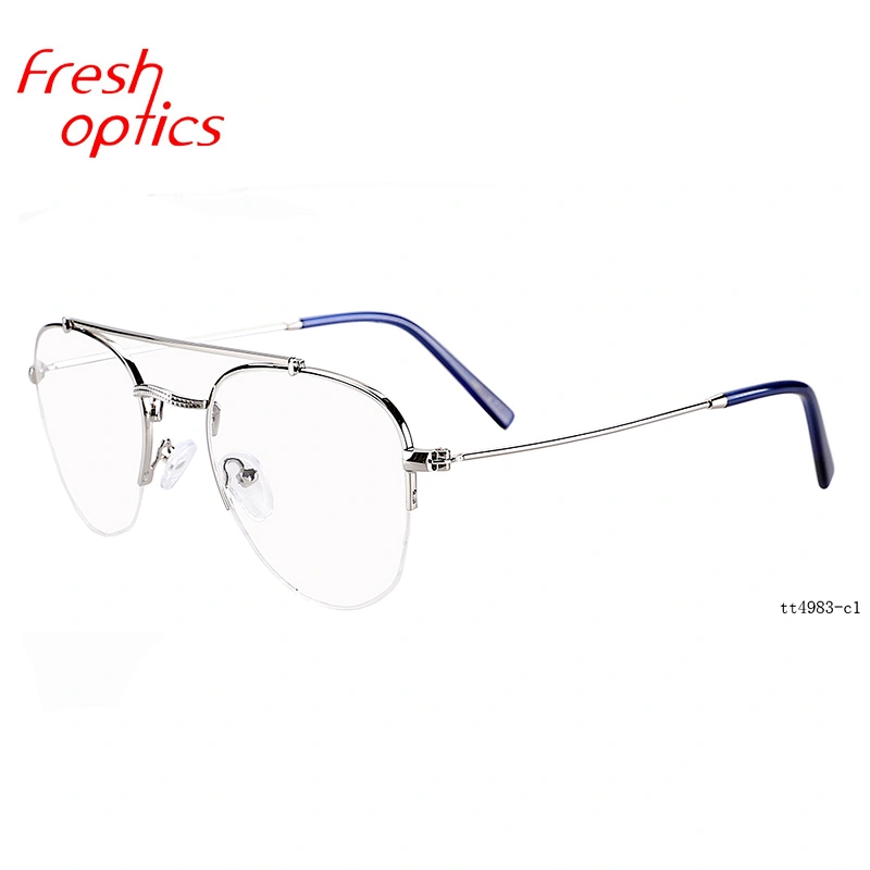 fashion custom metal pilot designs eyes glasses frame designers optical eyeglasses frames for men