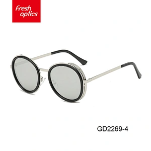 GD2269 Professional manufacture italian wrap sunglasses round men