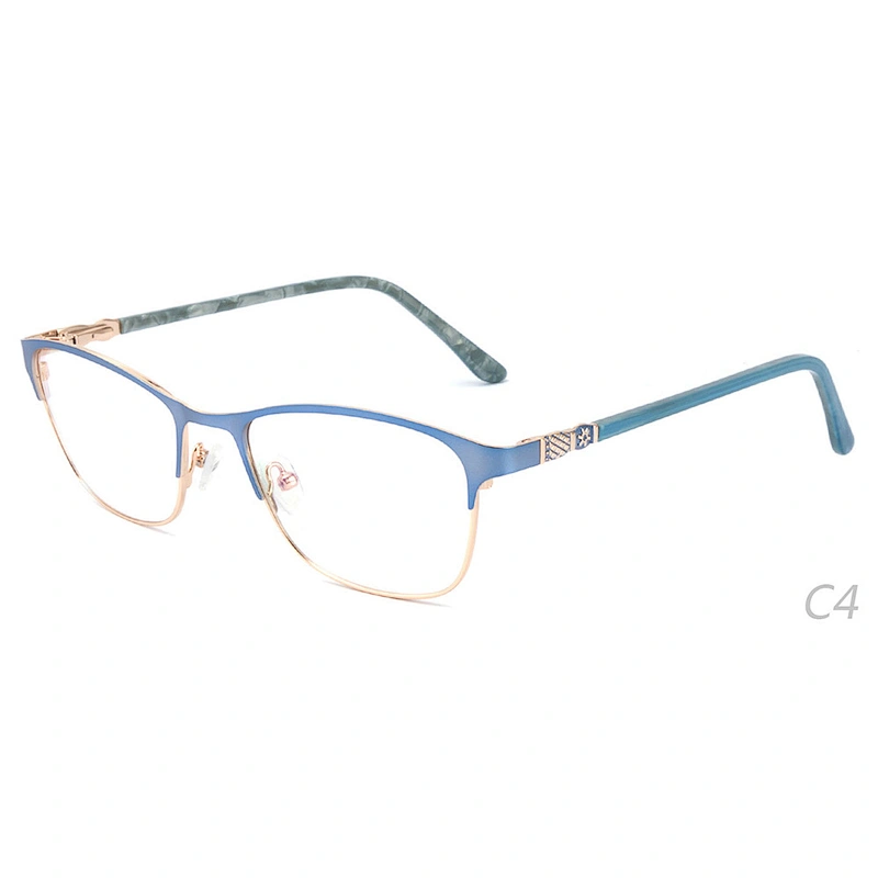 full-rim prescription metal optical glasses frame ready stock