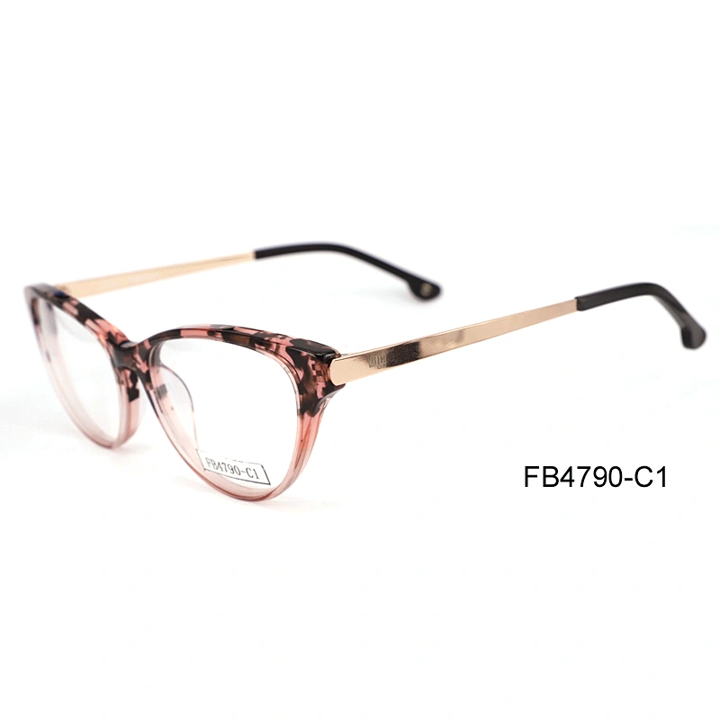 FB4790 special metal temple eyeglasses frame top sell metallic eyeglasses optical frames