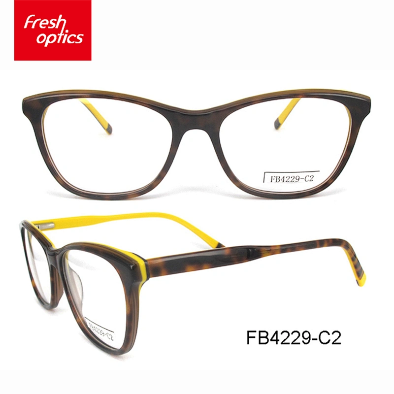 FB4229 Acetate frames colorful edge glasses for men