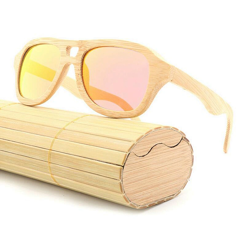 China handmade bamboo sun glasses with polarized lens sunglasses custom manufacture
