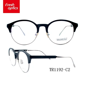TR1192 Unisex TR90 Pure Color Optical Frames With Metal Tip