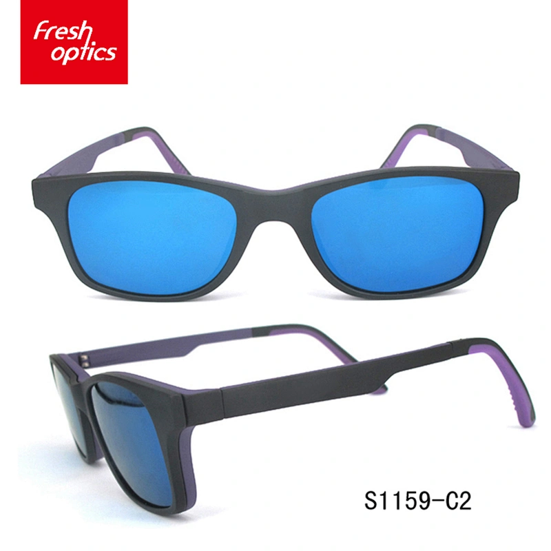 S1159 Hot selling reading sunglasses optical frames with clip on