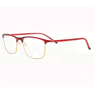 Fashionable half frame eyeglasses