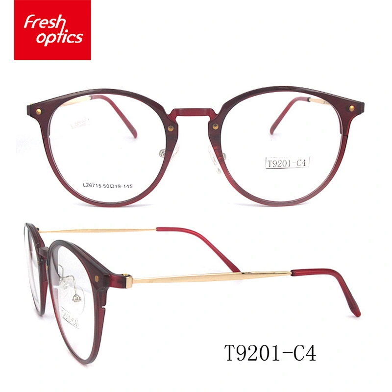 T9201 Colourful flexible tr90 glasses optical frame for women