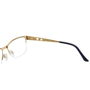 American fashion brand german half rim specs model optical eyeglasses frames