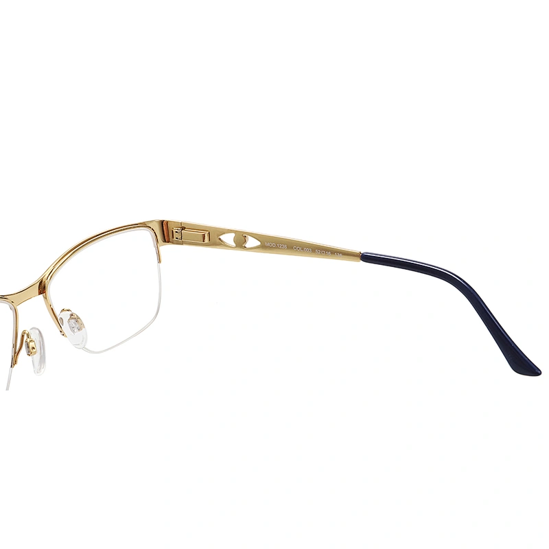 American fashion brand german half rim specs model optical eyeglasses frames