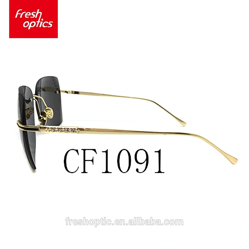 CF1091 High quality custom screen printed metal travelling sunglasses