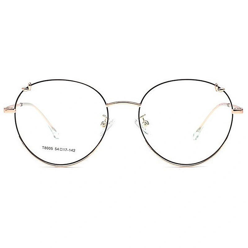 fashion hot sale stainless steel vintage optical eyeglasses for women