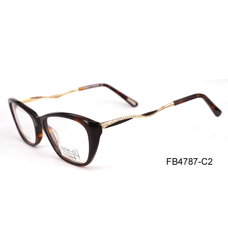 FB4787 New model optical frame vision correct glasses acetate frame optics