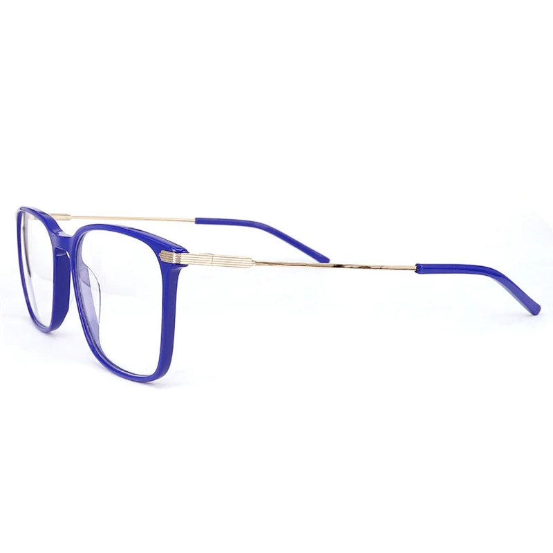 FB5525 Simple and generous spectacle frames special metal temple nice acetate eyeglasses