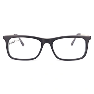 FB5506 Popular custom eyeglasses special metal temple eyeglasses frame acetate eyewear