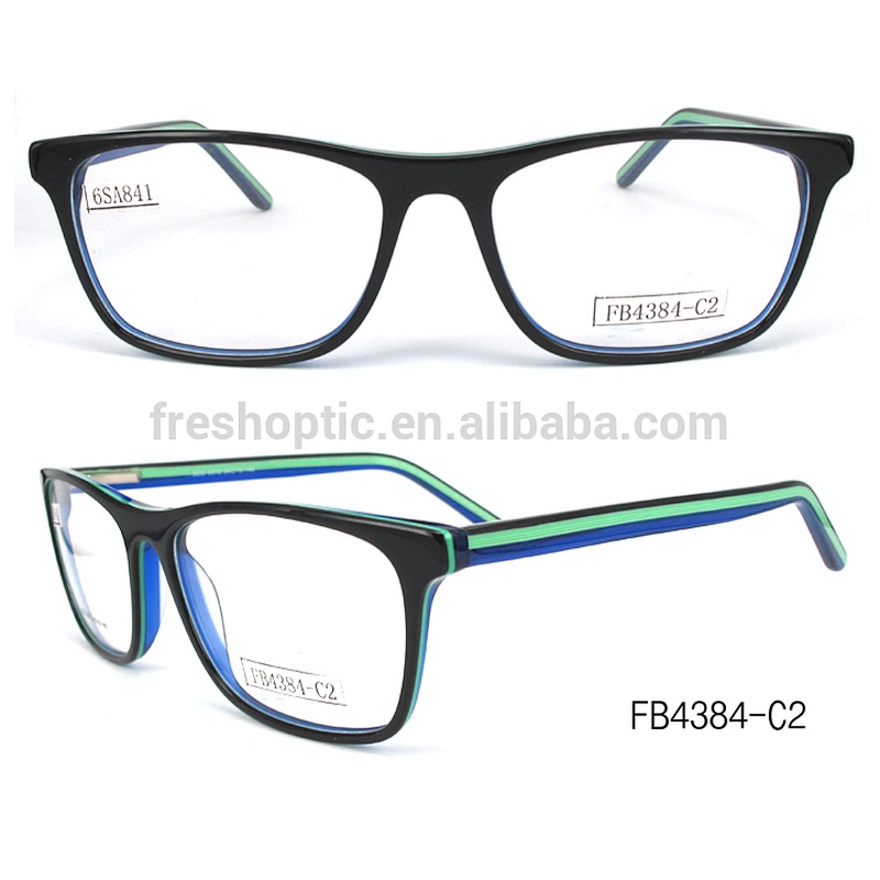 FB4384 spectacles glasses acetate frames optical eyeglasses cheap price in China