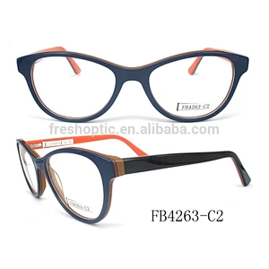 FB4263 China wholesale optical eyeglasses frame acetate eyeglasses frame