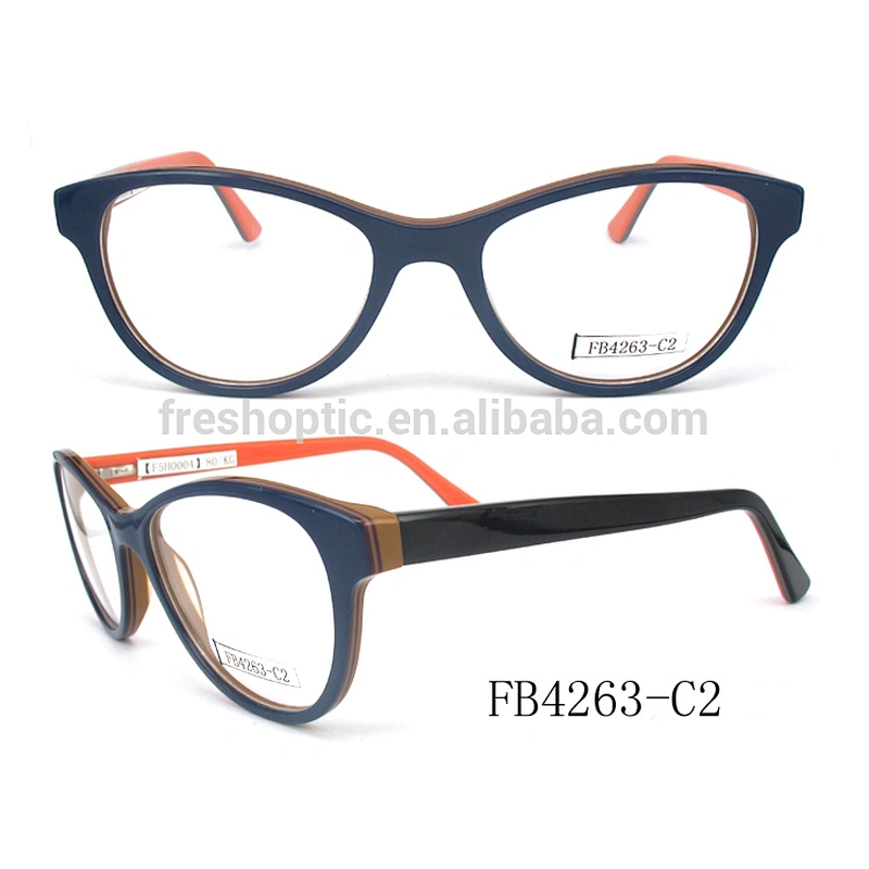 FB4263 China wholesale optical eyeglasses frame acetate eyeglasses frame