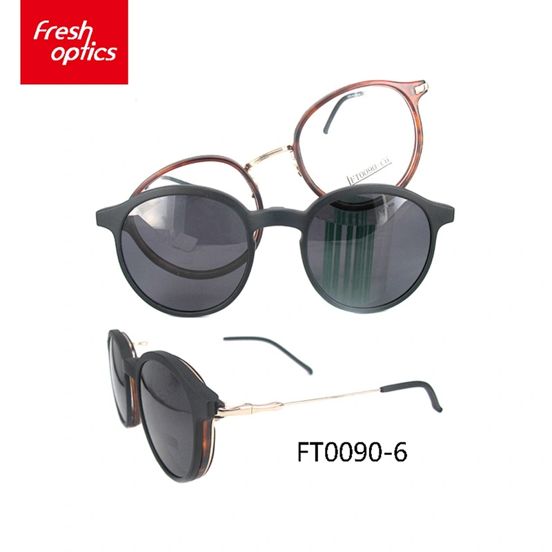 FT0090 Wholesale Super light non-slip tr90 clip on sunglasses china