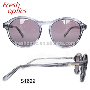 Acetate high quality custom cat eyes polarized demi sunglasses women