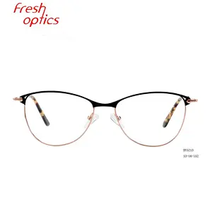 Good designer style order  model 152mm prescription metal optical frames glasses