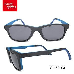 S1159 Hot selling reading sunglasses optical frames with clip on