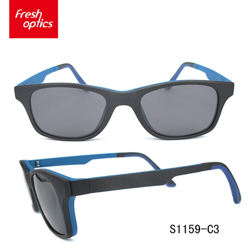 S1159 Hot selling reading sunglasses optical frames with clip on