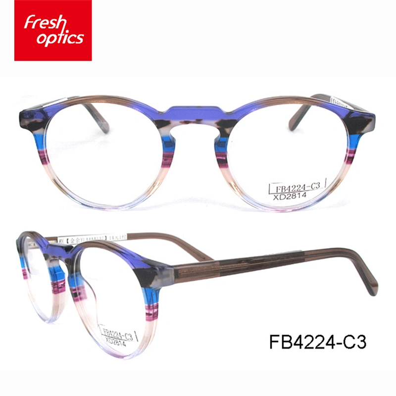 FB4224 Hot sell acetate frames any size is available reflective glasses