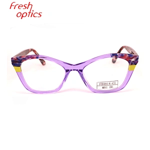FB4814 Fashion Custom Acetate Frames Unisex eyeglasses in stock