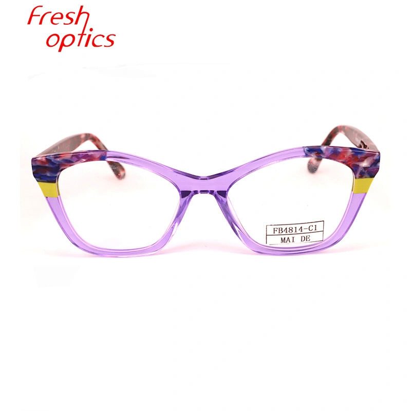 FB4814 Fashion Custom Acetate Frames Unisex eyeglasses in stock