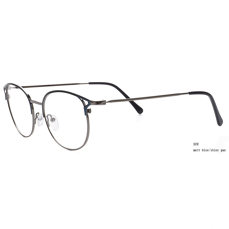 Clear lenses mens soft vintage round metal eye glasses optical frames 1 piece 2019