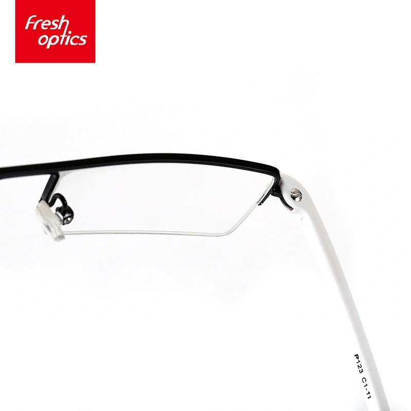 P123 Unisex Metal Slim Reading Glasses With Contracted Design, Classic Metal Reading Glasses