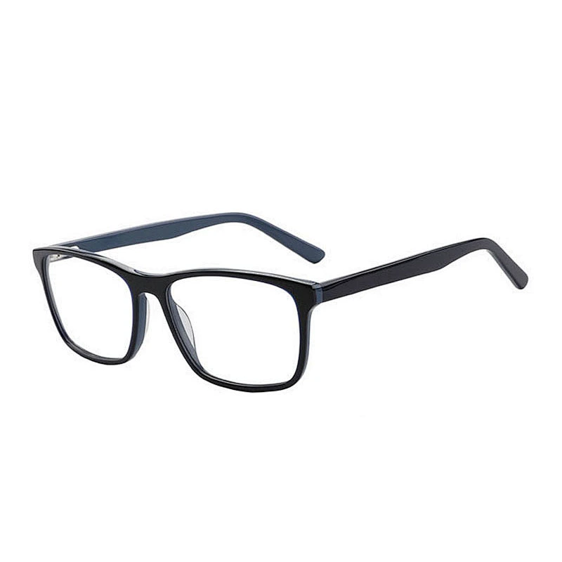 LG075 Wholesale Wood Grain Design Acetate Eyewear Frames For Unisex Ready goods