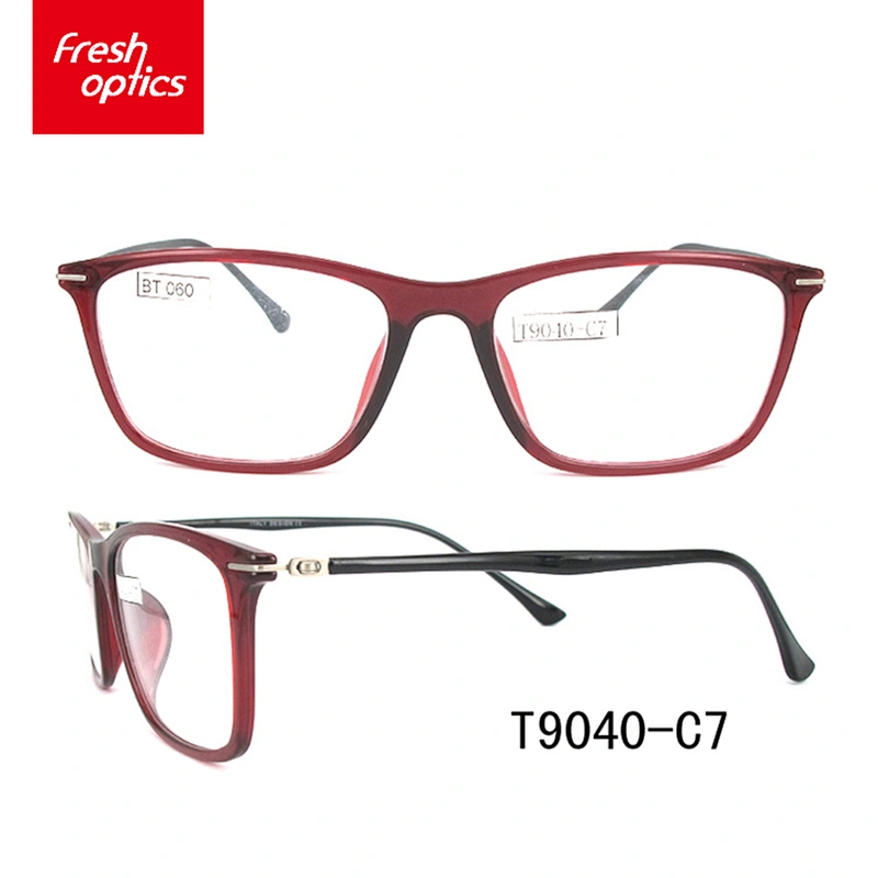 T9040 No deformation tr90 eyewear optical frames with flex hinge