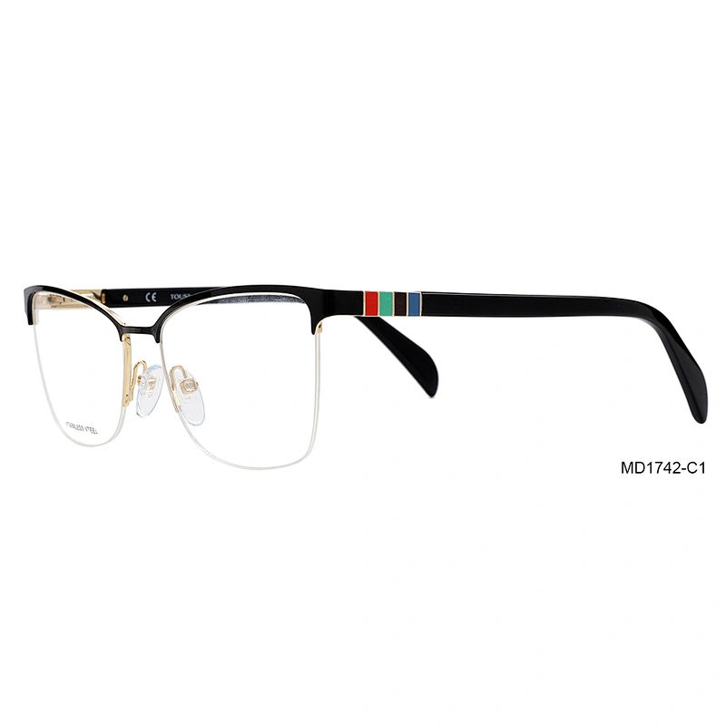 Latest titanium stainless eyewear glasses german CE eyeglasses spectacle frame optical frames