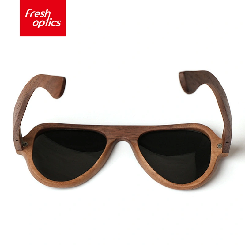 JK5653 Wear-resisting combined wooden sunglasses polarized wood frame sunglasses