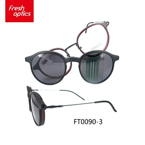 FT0090 Wholesale Super light non-slip tr90 clip on sunglasses china