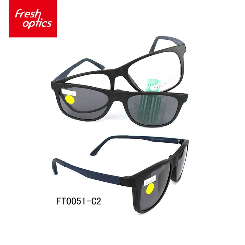 FT0051 Promotional Luxury Ultem Clip On Sunglasses Designer