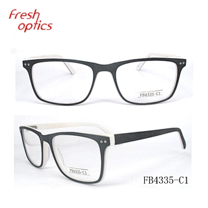 FB4335 Wooden fashion acetate material optical frames eyewear glass unisex style