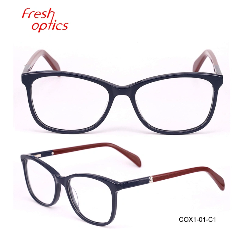 COX1-01 2018 hot sell acetate stocks optical frame low moq in China wholesale
