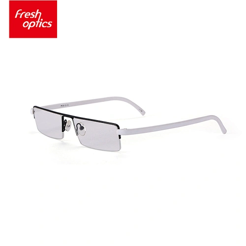 P123 Unisex Metal Slim Reading Glasses With Contracted Design, Classic Metal Reading Glasses