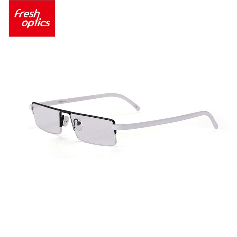 P123 Unisex Metal Slim Reading Glasses With Contracted Design, Classic Metal Reading Glasses