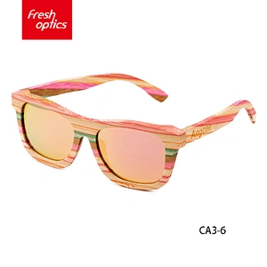 CA-3 Cheap price polarized wood sunglasses woman