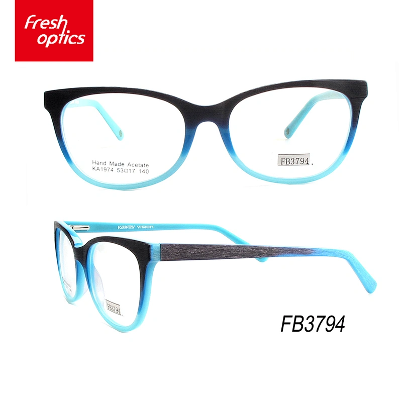FB3794 Colorful Acetate Hand Made Trendy Optical Frames OEM