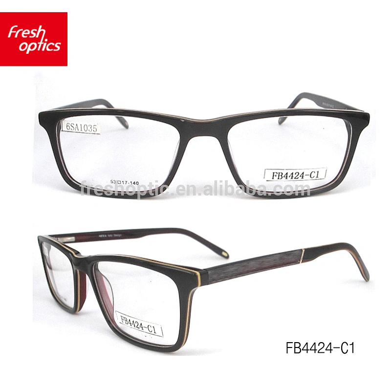 FB4424 Unique design special att temple eyeglasses frame spectacle frame designer glasses