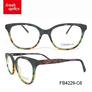 FB4229 Acetate frames colorful edge glasses for men