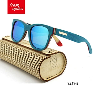 YZ19 Harmful light barrier eco wooden sunglasses polarized